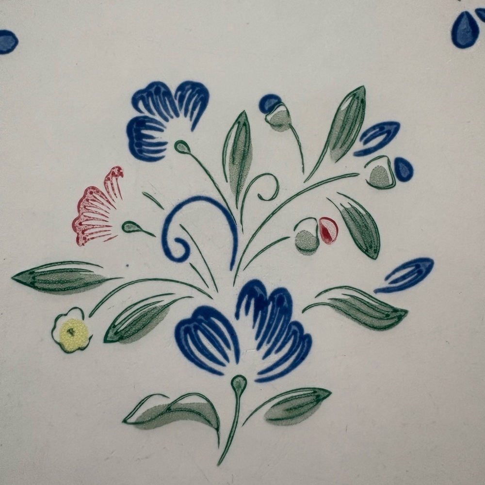 Hearthside- Floral Expressions- set of 2- scallop dinner plates-discontinued - Picture 13 of 14